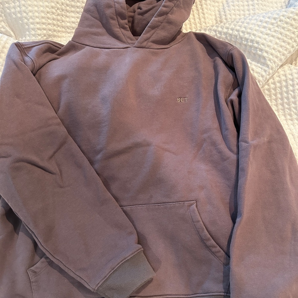 SET Active Purple Sweatshirt Hoodie